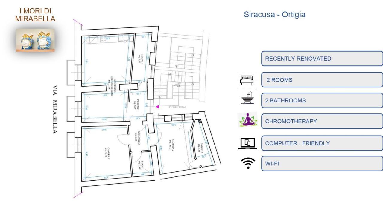 Ferienwohnung Casa I Mori Di Mirabella Syrakus Exterior foto